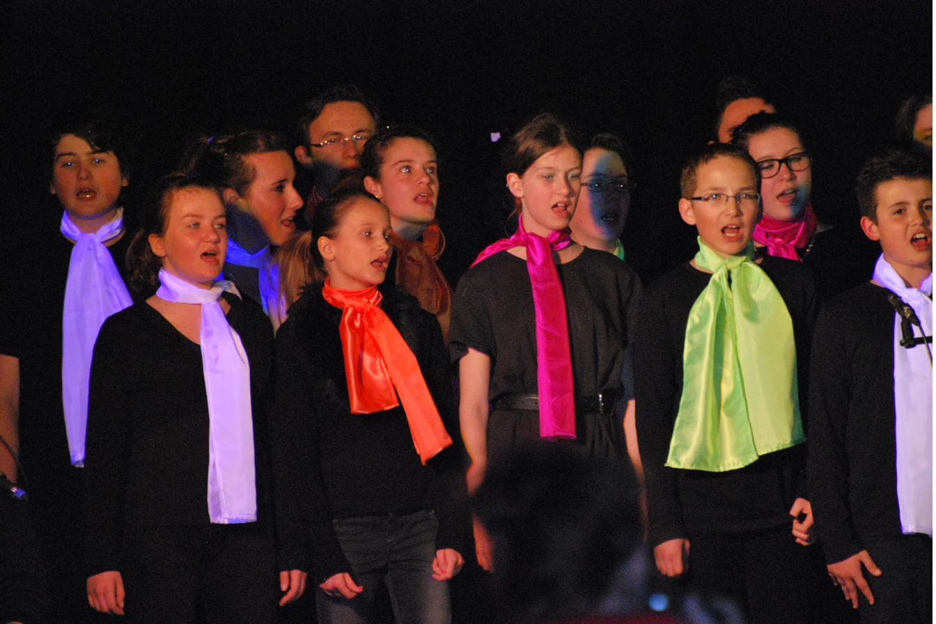 Choristes en action